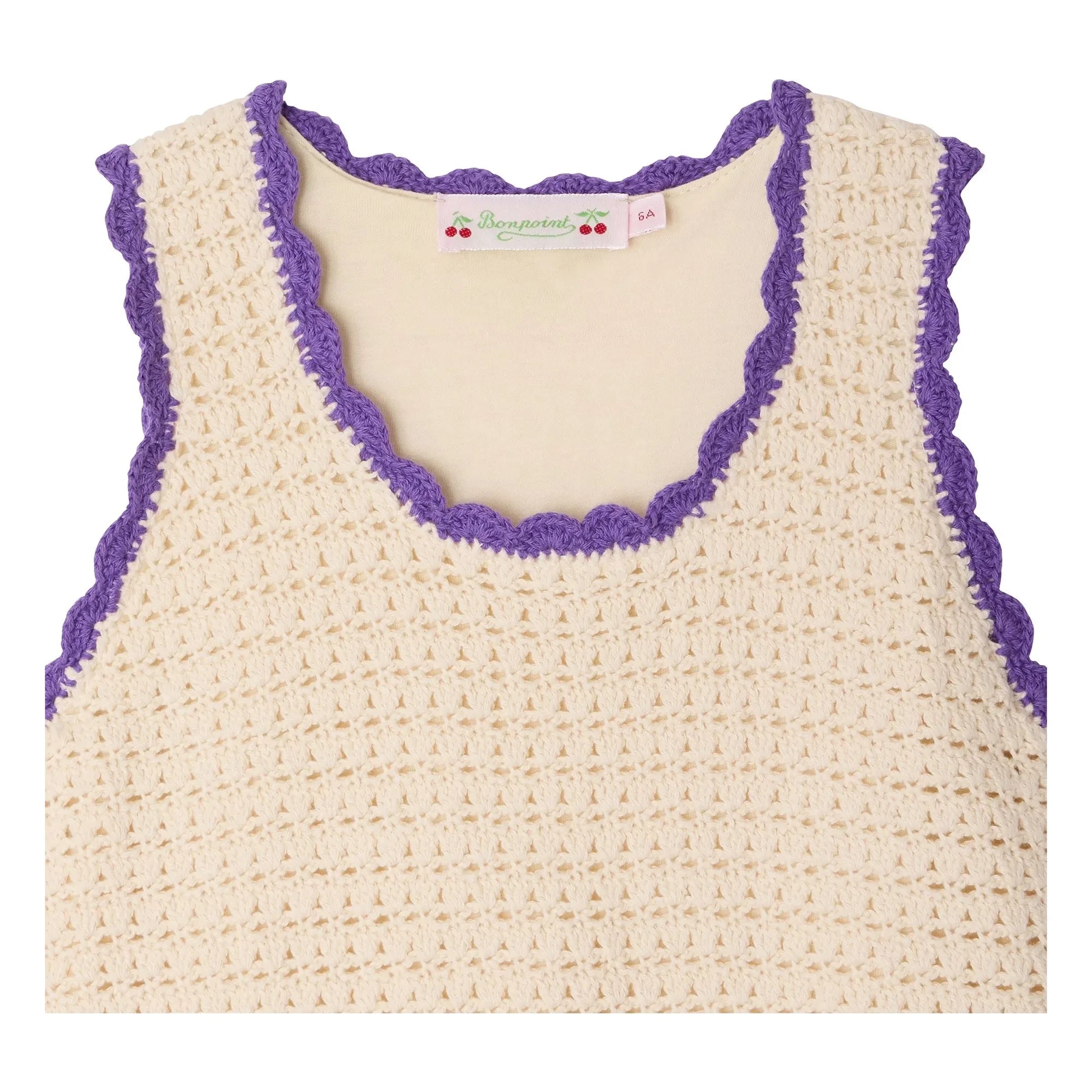 Bonpoint - Lali Strickkleid | Ecru