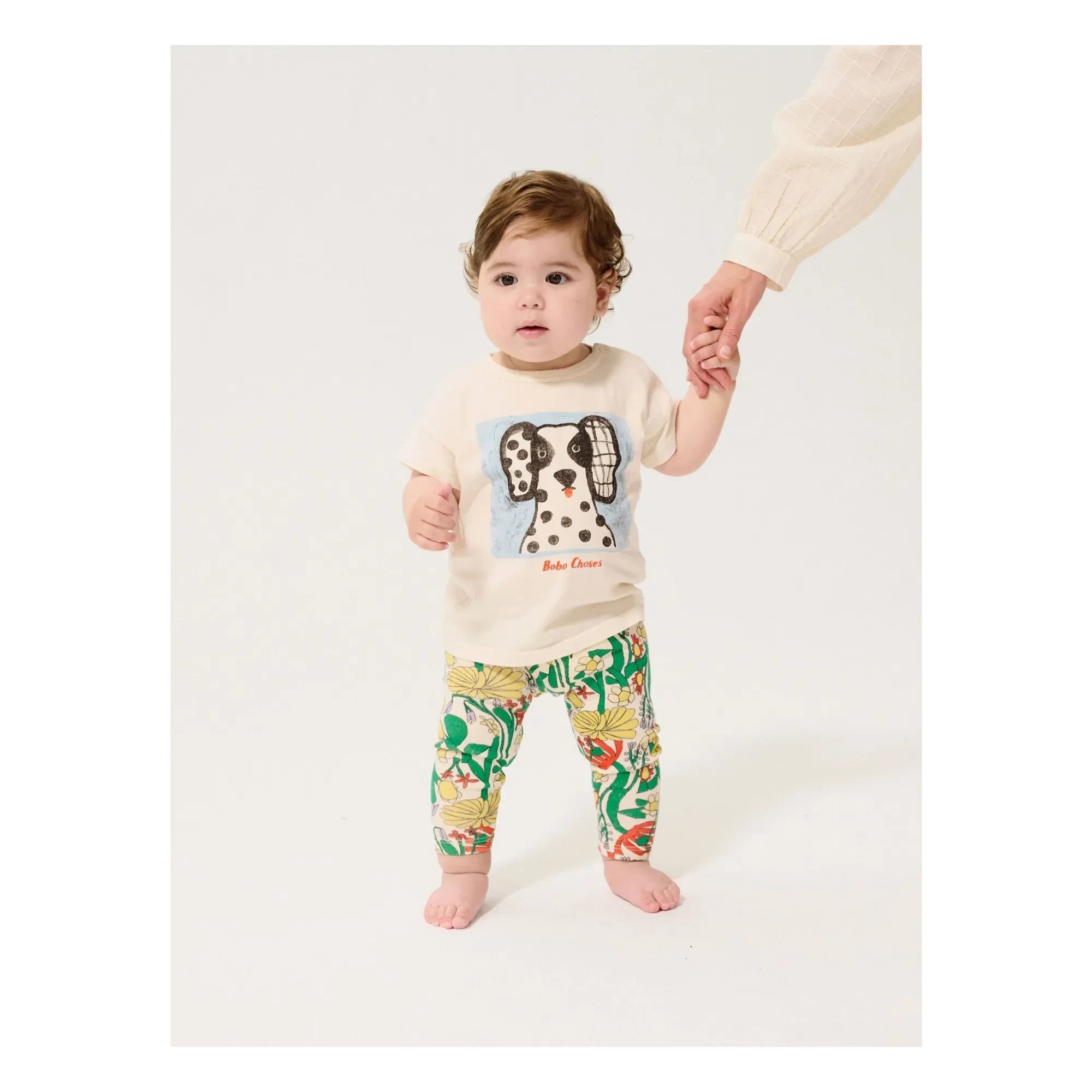 Bobo Choses - Baby Leggings aus Bio-Baumwolle | Ecru