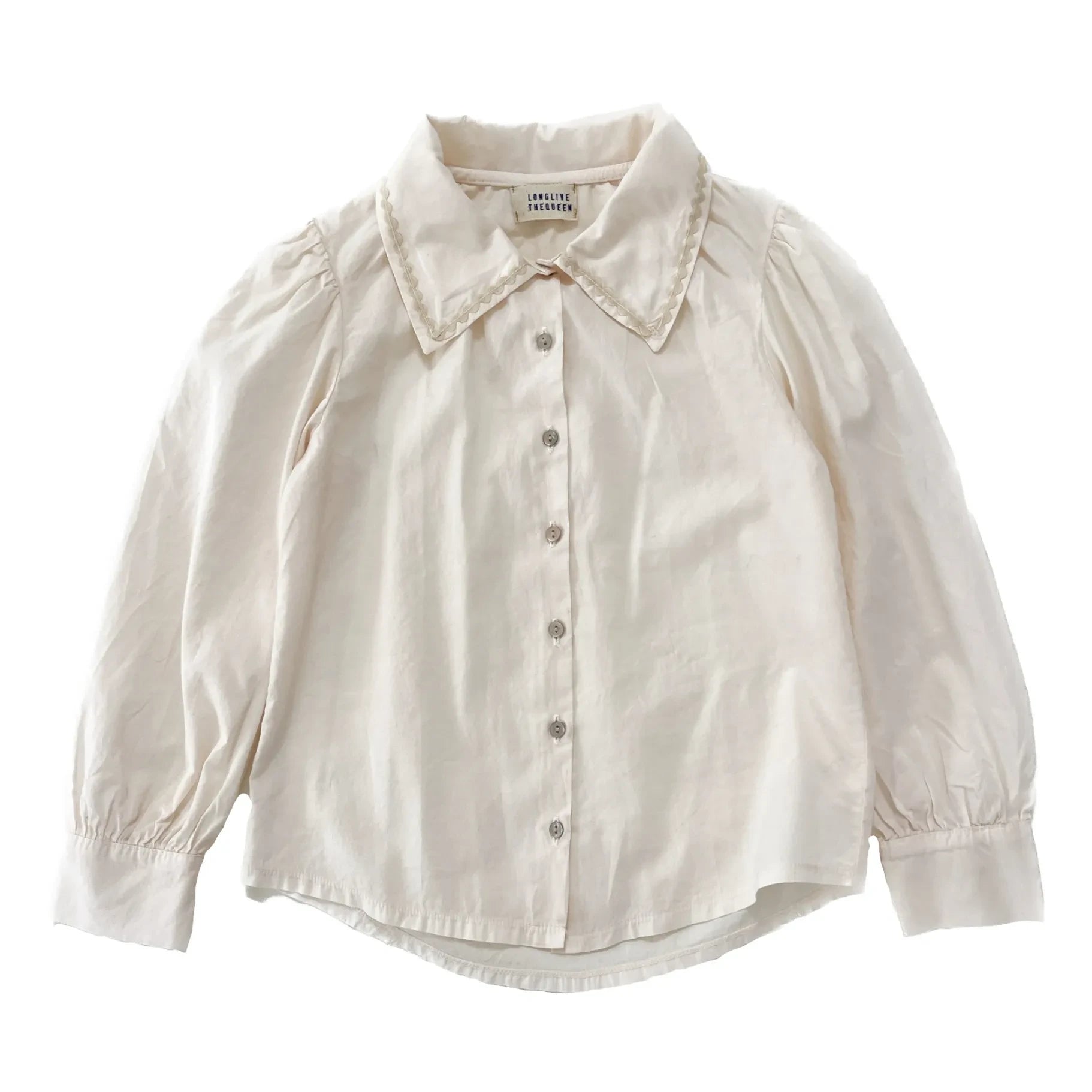 Longlivethequeen - Bluse mit Blumenmuster | Ecru