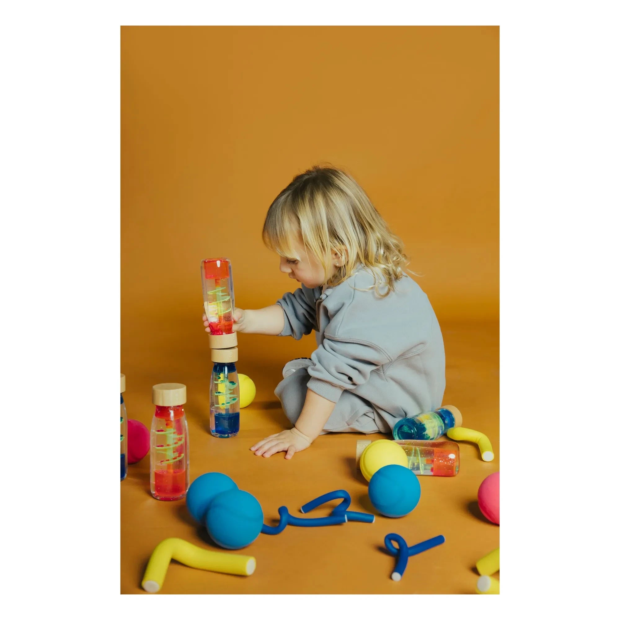 Petit Boum - Spiral Sinnesflasche | Blau