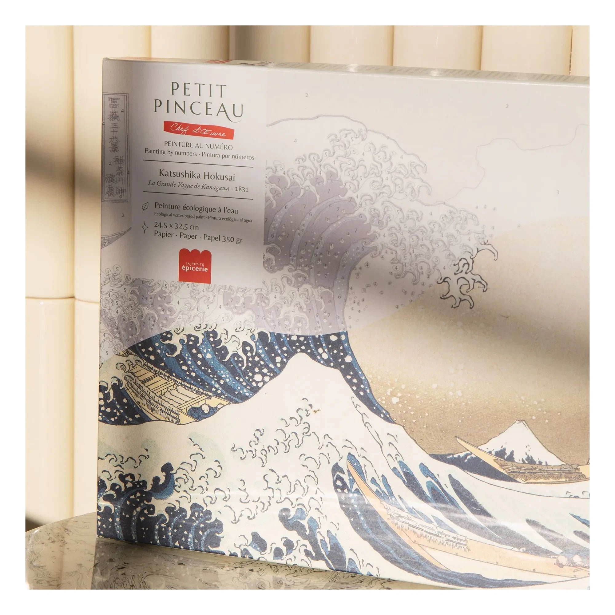 La Petite Épicerie - Malen nach Zahlen Set - Die große Welle von Kanagawa