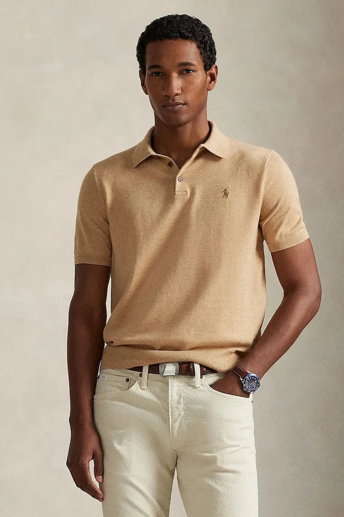 Polo Ralph Lauren Erkek Pamuk Kısa Kollu Kazak