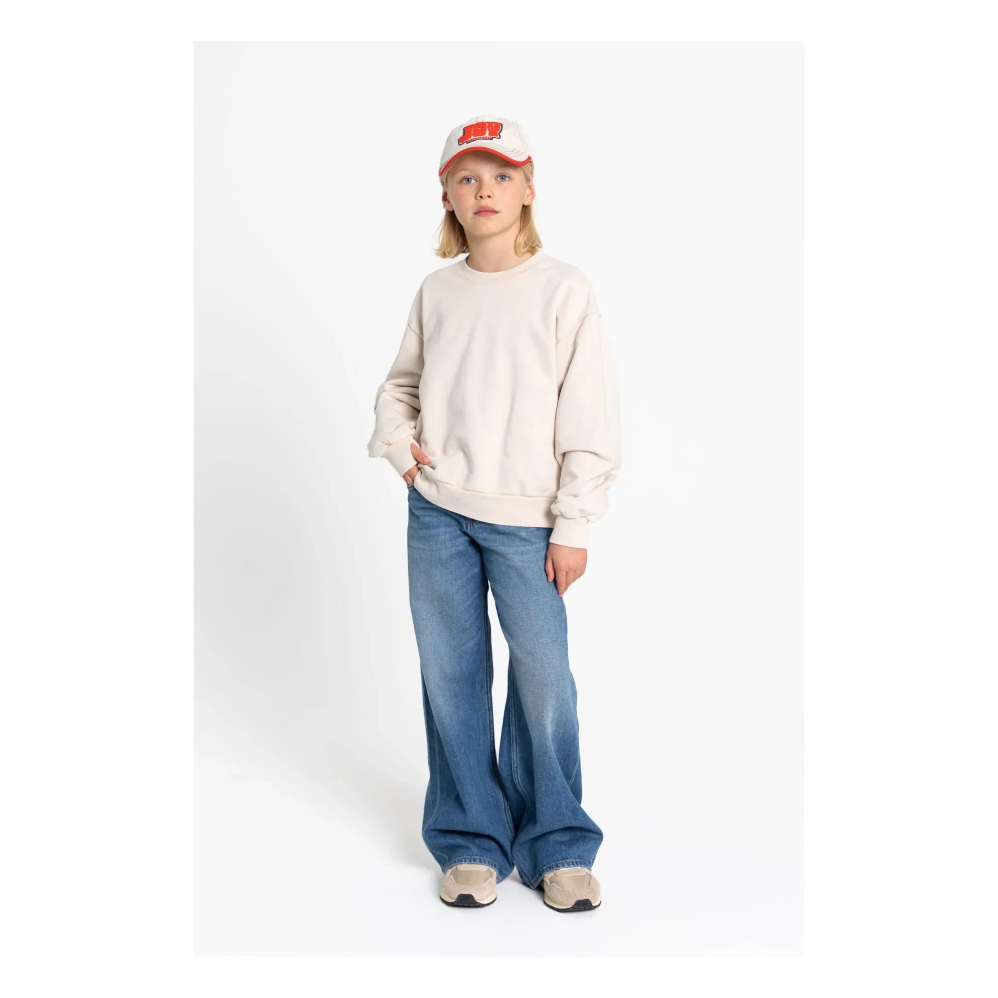 Smallable Kid - Maia Bio-Baumwoll-Sweatshirt | Creme