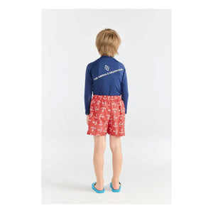 The Animals Observatory – Anti-UV Hirsch T-Shirt | Marineblau