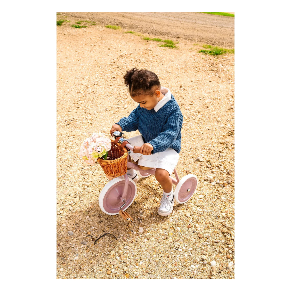 Banwood - Dreirad aus Metall und Holz | Dusty Pink