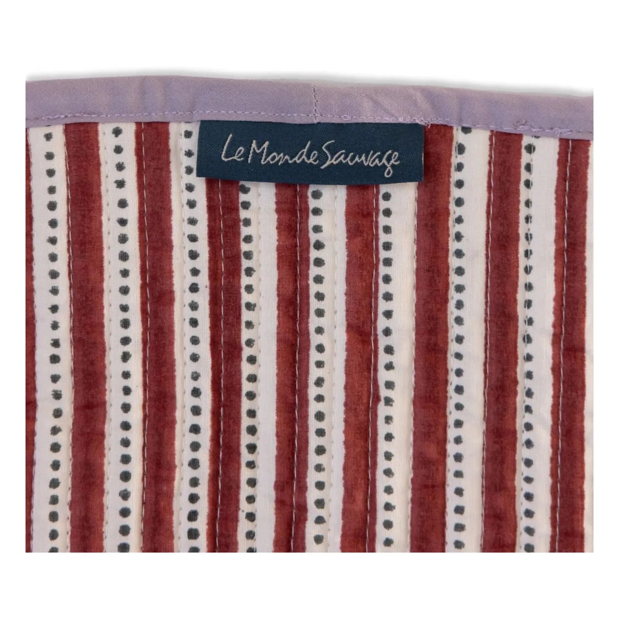 Le Monde Sauvage - Kyushu doppelseitiges Tischset - 4er Set | Rot