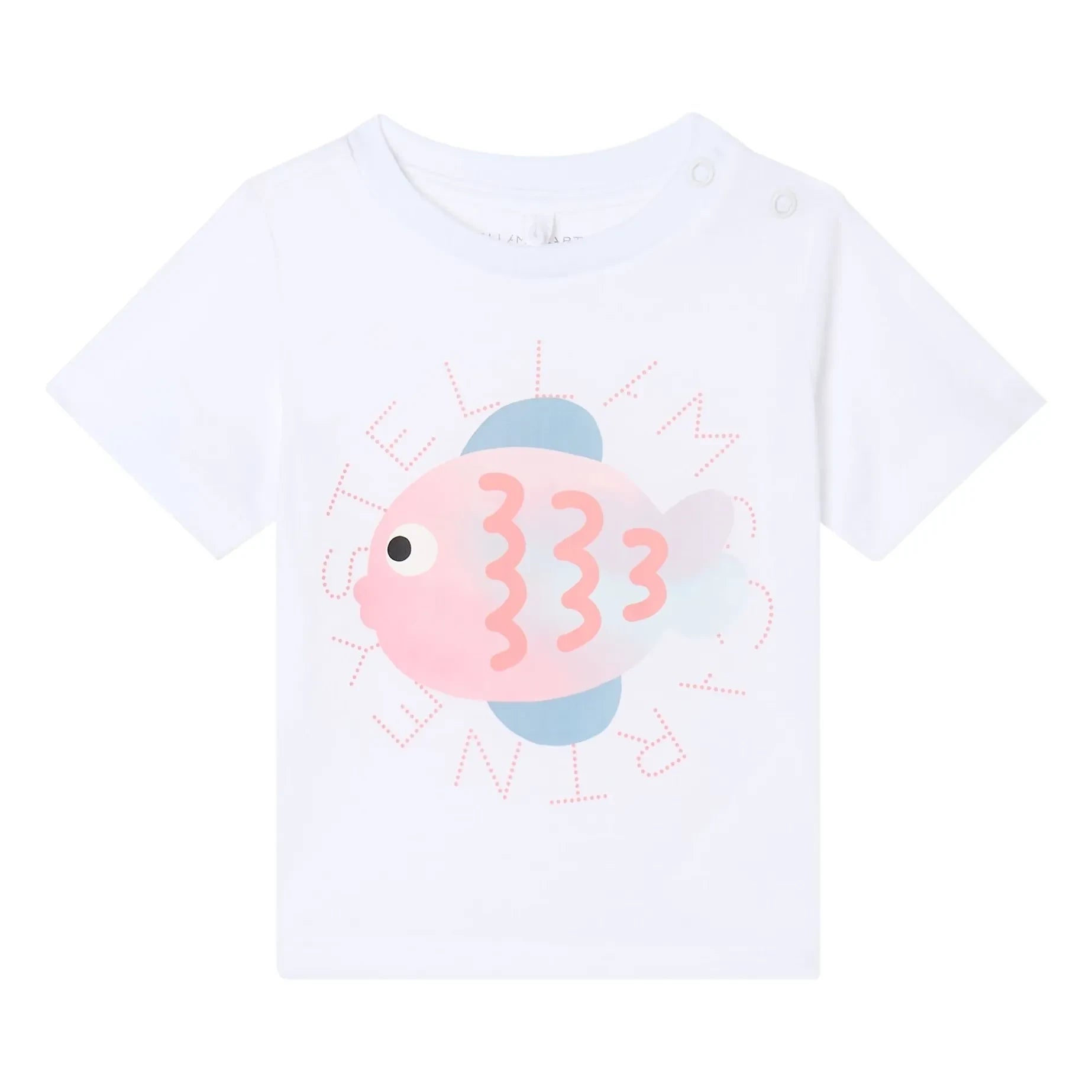 Stella McCartney Kids - Stella Poisson T-Shirt | Weiß