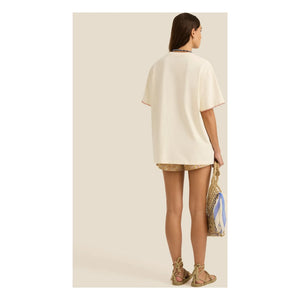 Soleil Soleil - Posy Bio-Baumwoll-T-Shirt | Beige