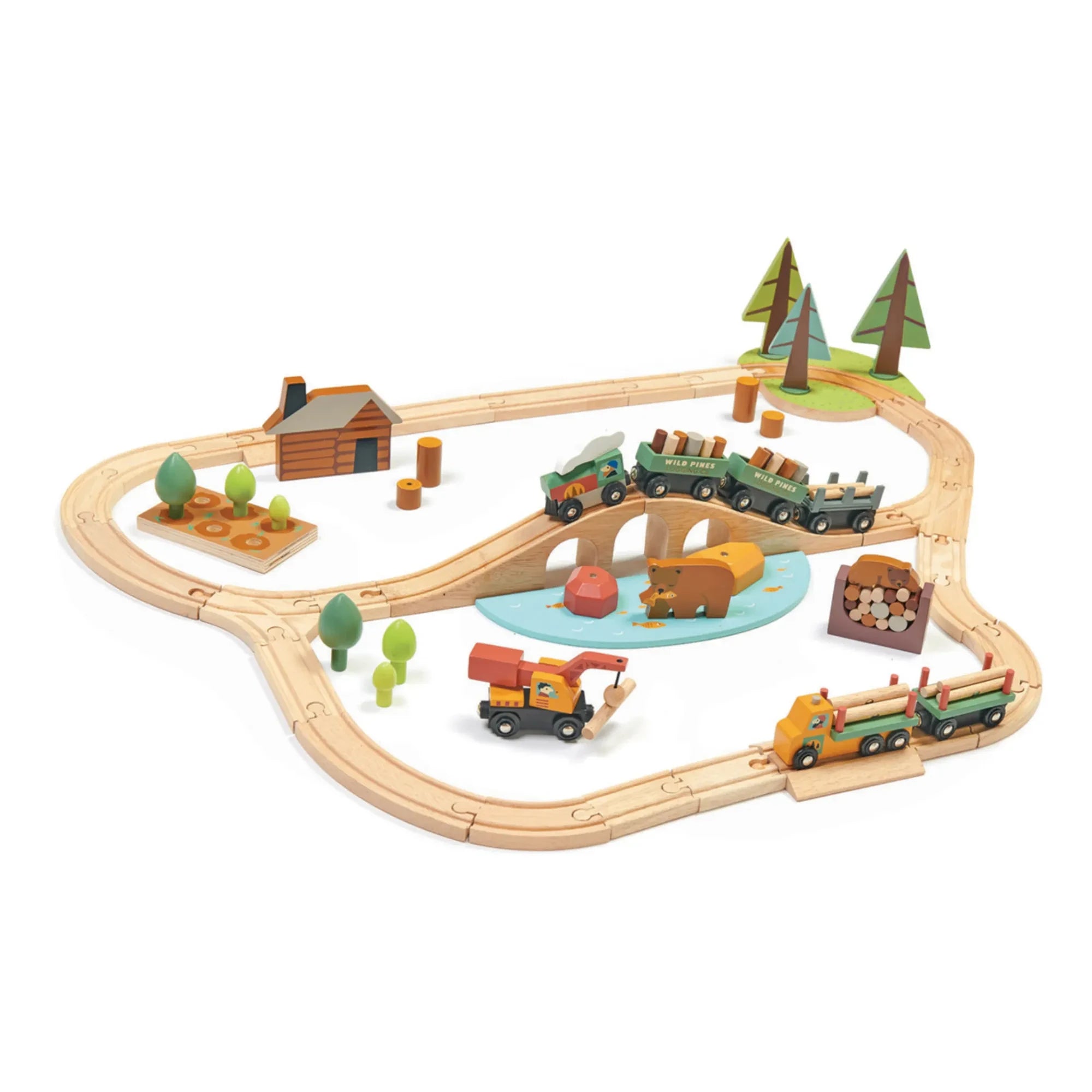 Tender Leaf Toys - Wildes Kiefernzug-Set
