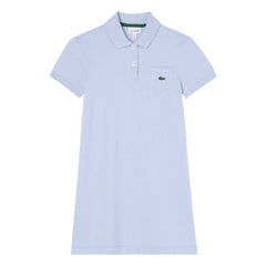 Lacoste – Polokleid aus Bio-Baumwolle | Hellblau