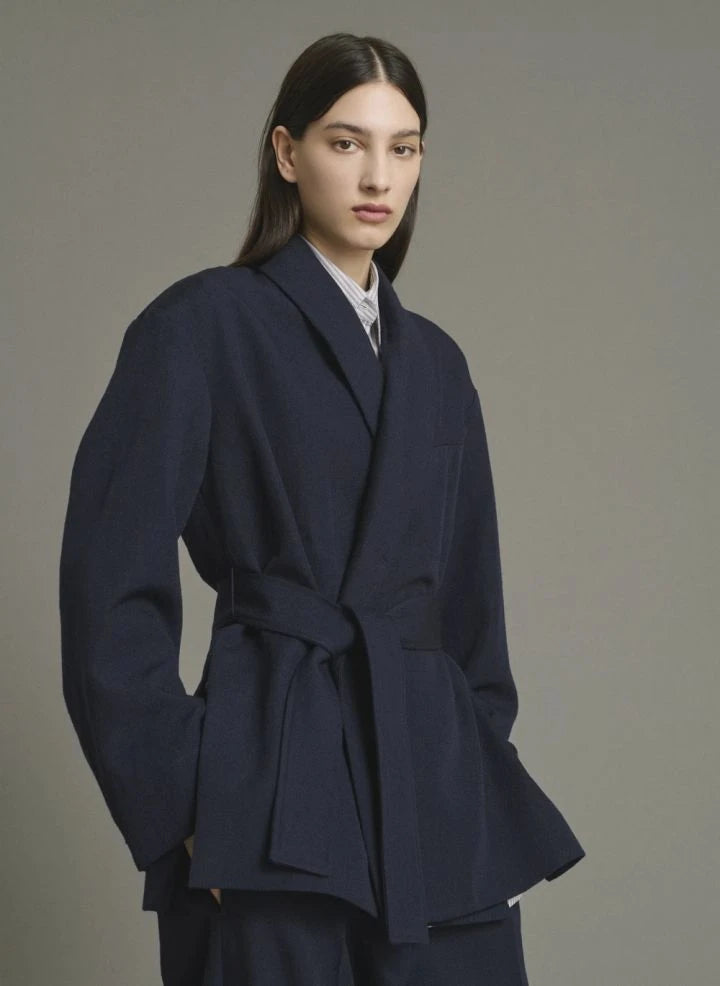 Soeur - Côme Wolle Jacke | Dunkelblau