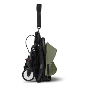 Stokke® - YOYO³ Kinderwagen komplett 0+ und 6+ Weißes Gestell | Olive