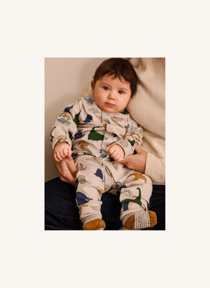 Liewood - Pyjama Birk Dinosaurier Bio-Baumwolle | Sand