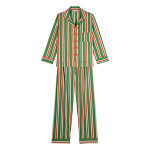 Maria de la Orden - Malo Gestreifter Pyjama | Orange