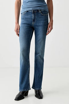 AllSaints kadın bootcut kot pantolon