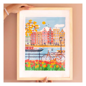 La Petite Épicerie - Malen nach Zahlen-Set - Amsterdam