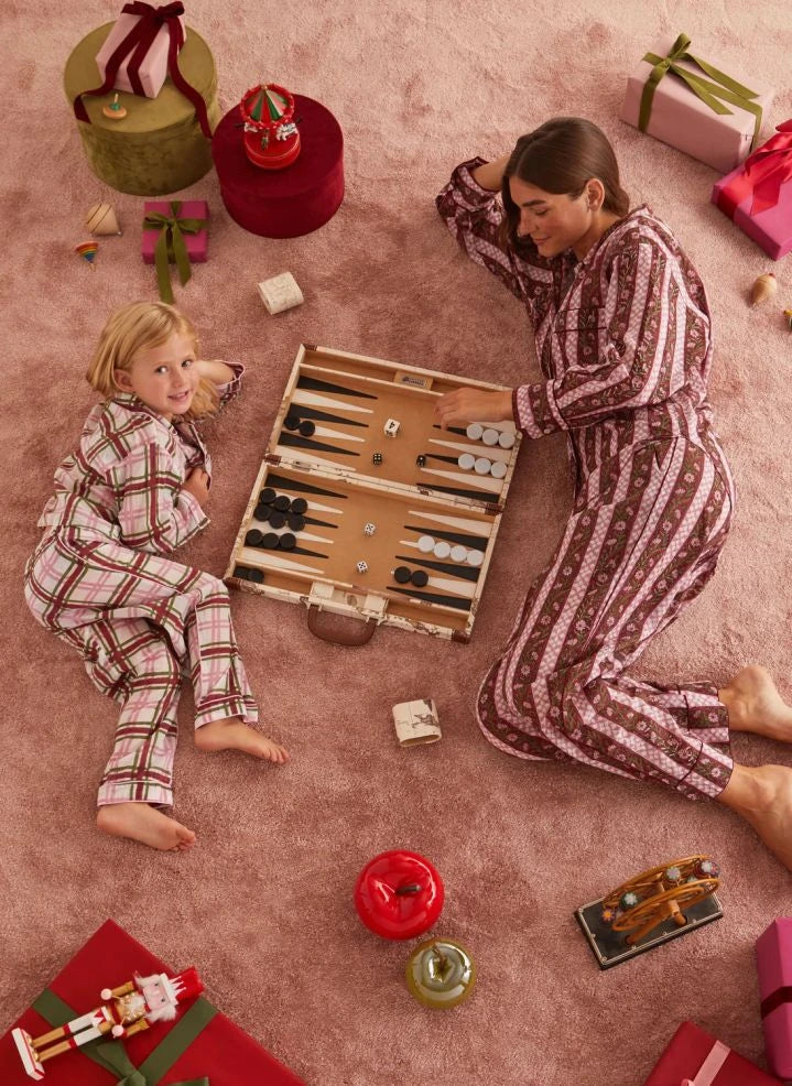 Folkloore - Tartan-Pyjamas - Folkloore x Smallable | Rosa