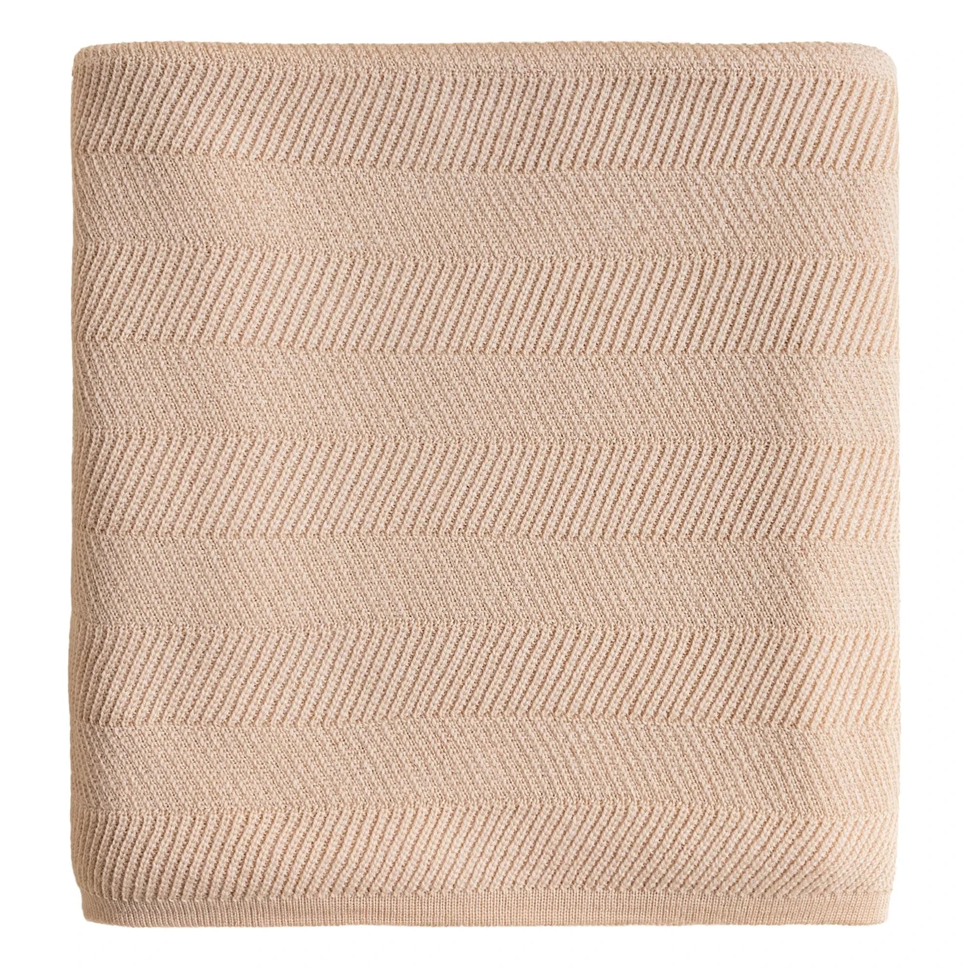Hvid - Freddie Merinowolldecke | Beige