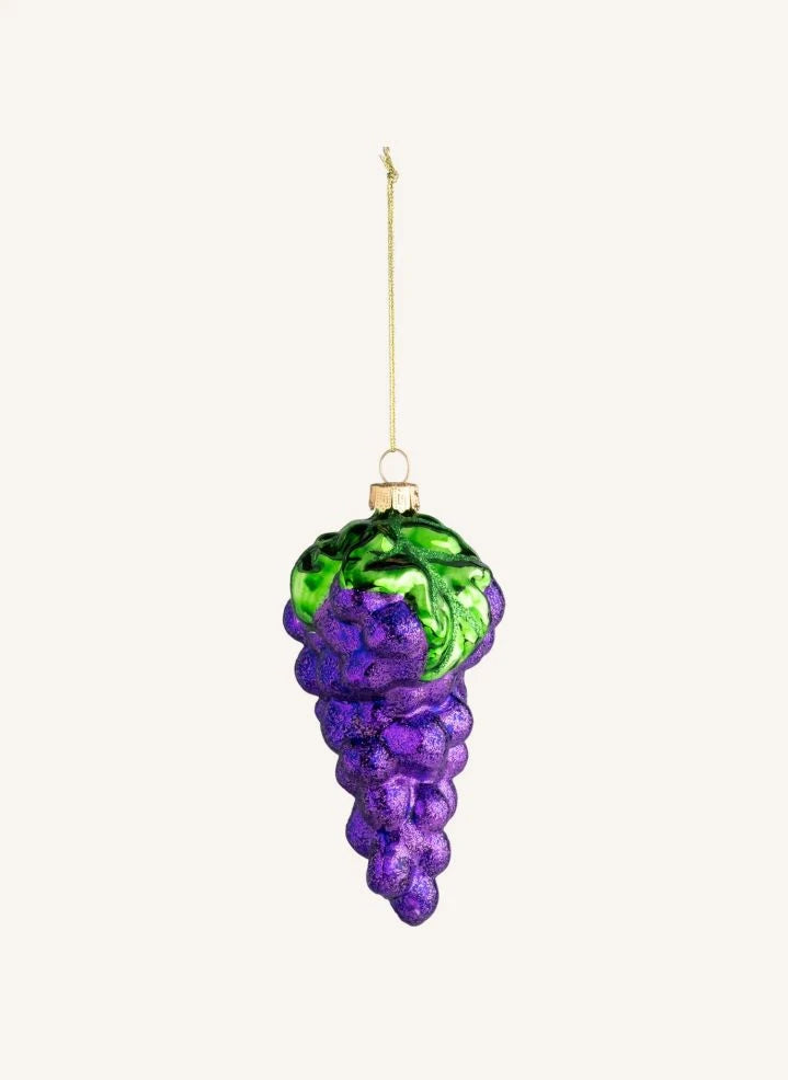 &Klevering - Trauben Weihnachtsbaumschmuck | Lila