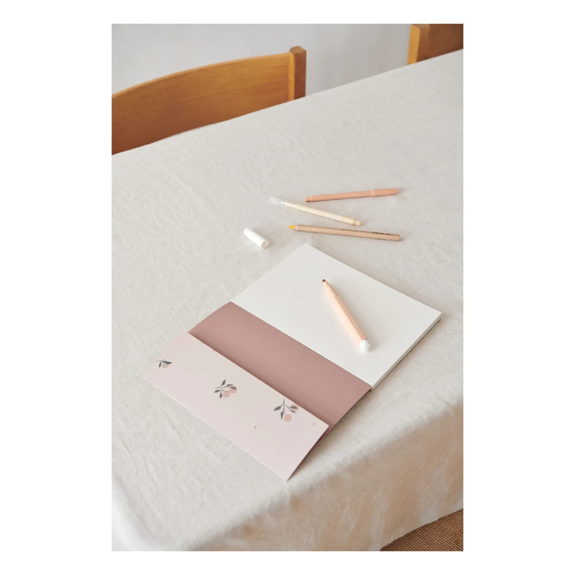 Liewood - A4 Notizbuch Jae | Peach/Sea Shell