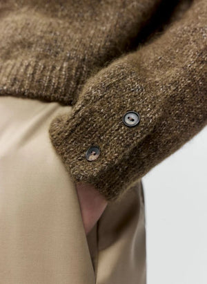 Cordera - Merinowolle und Bio-Baumwollpullover | Braun