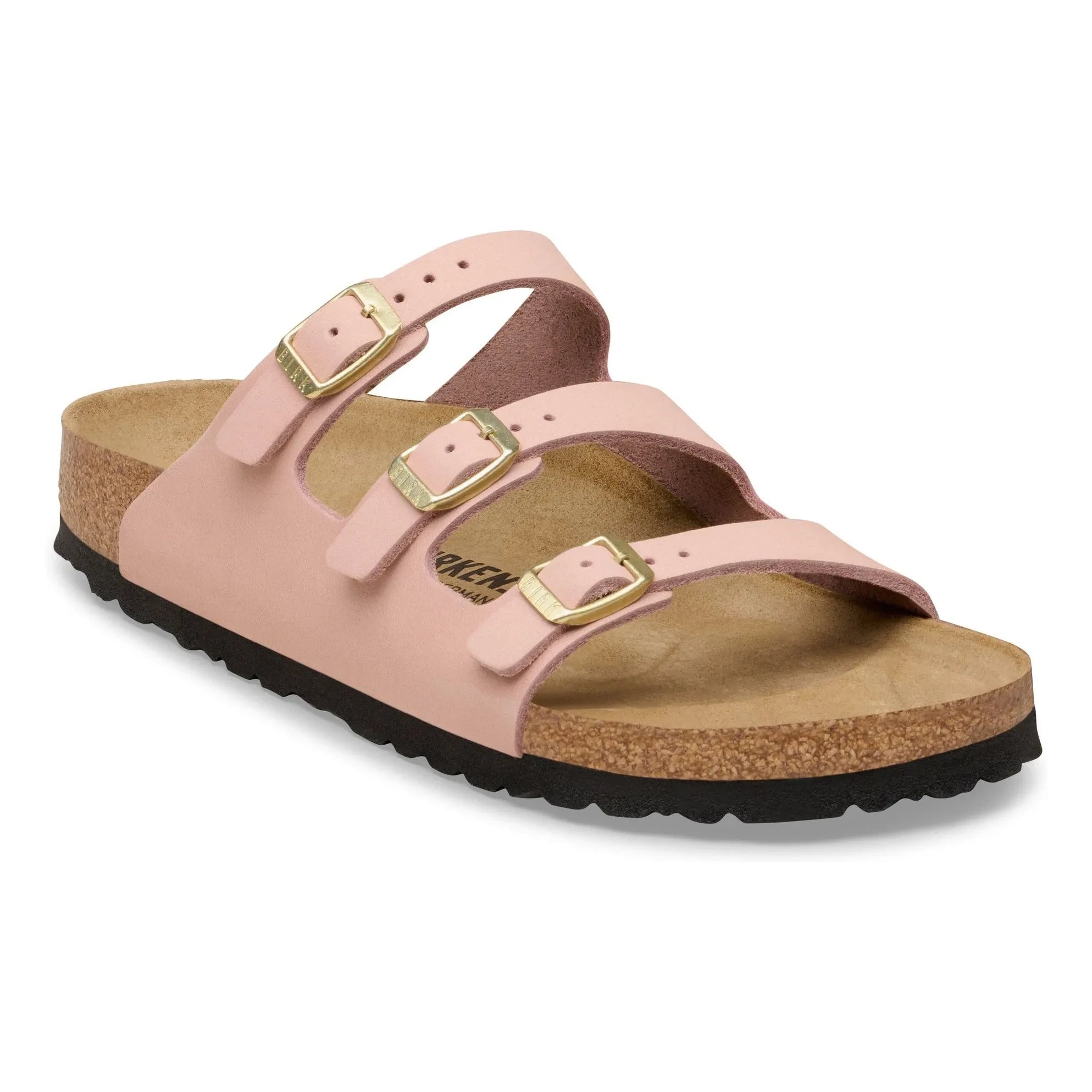 BIRKENSTOCK - Florida Fresh Nubuk Leder Sandalen | Rosa