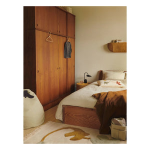 Ferm Living Kids - Swif Bird besticktes Kissen | Beige
