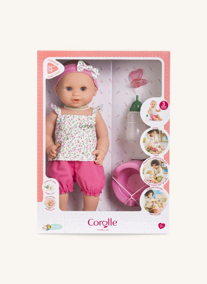 Corolle - Meine große Puppe - Emma macht ihr Geschäft | Rosa