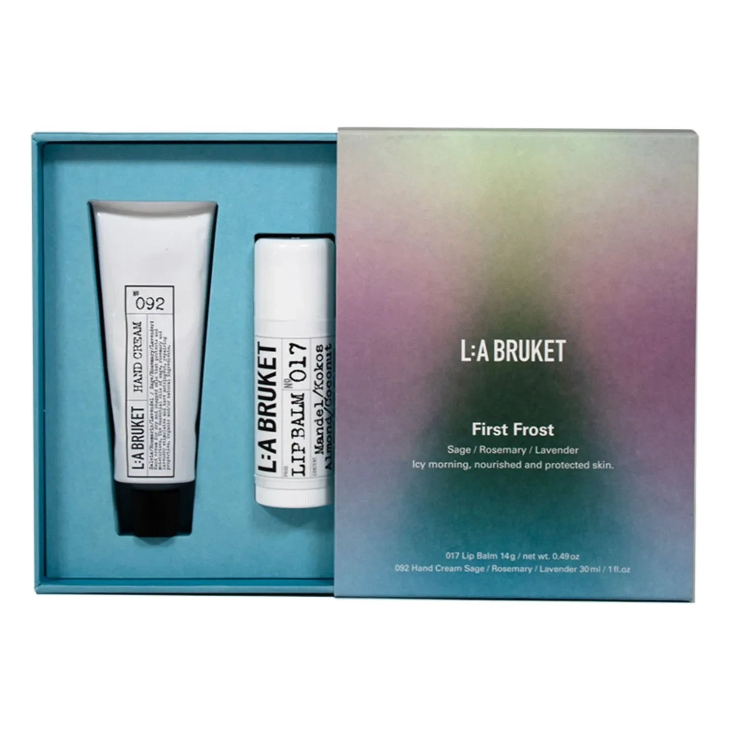 L:A BRUKET - First Frost Geschenkset - Salbei, Rosmarin und Lavendel