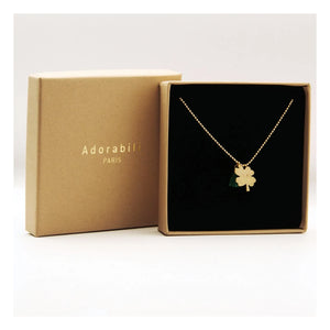 Adorabili - Kleeblatt-Halskette | Gold