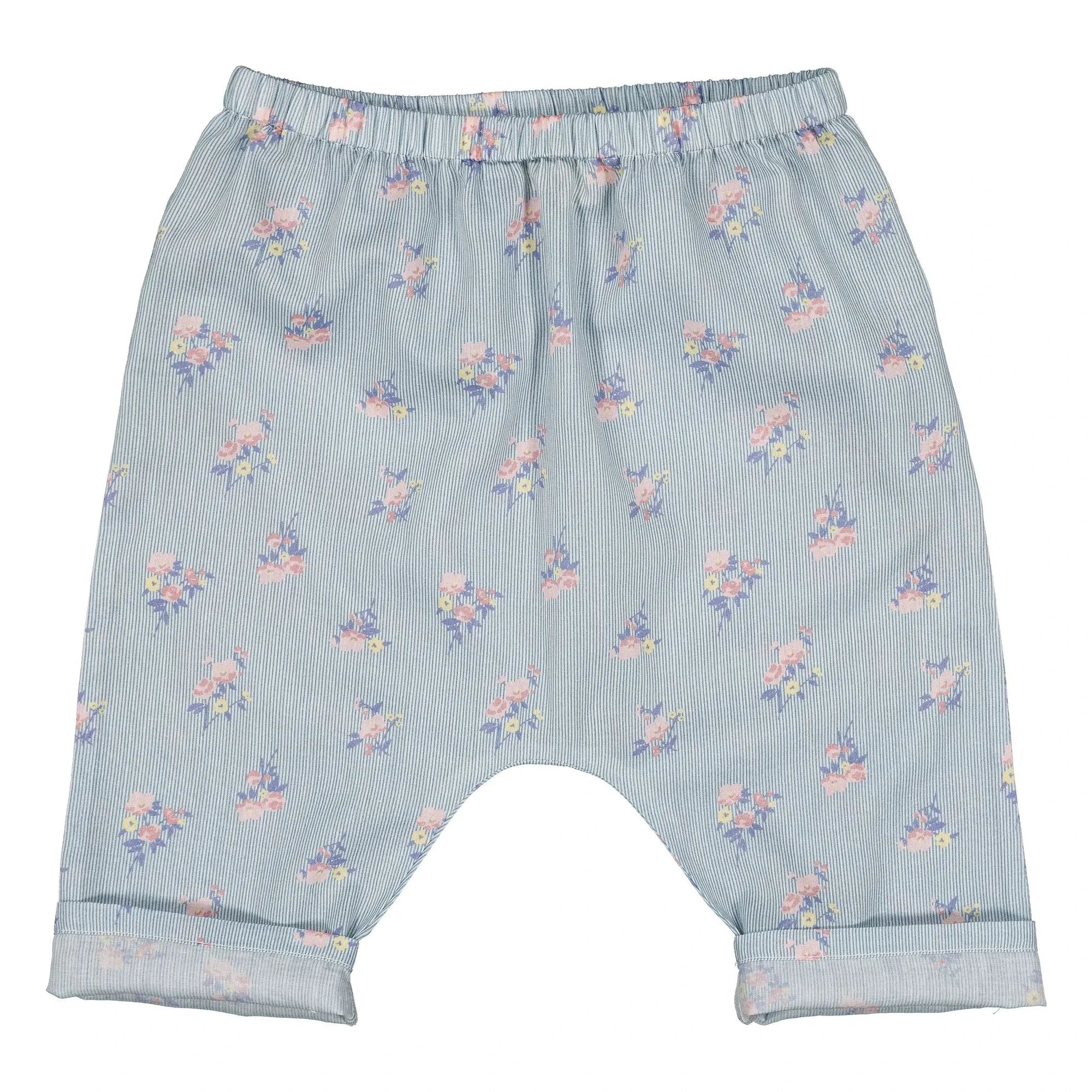 Louis Louise - Gestreifte Waldhose | Grau-Blau