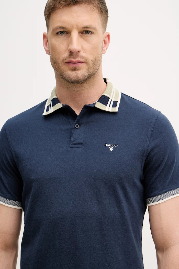 Barbour Yakalı Erkek Pamuklu Callington Tişört