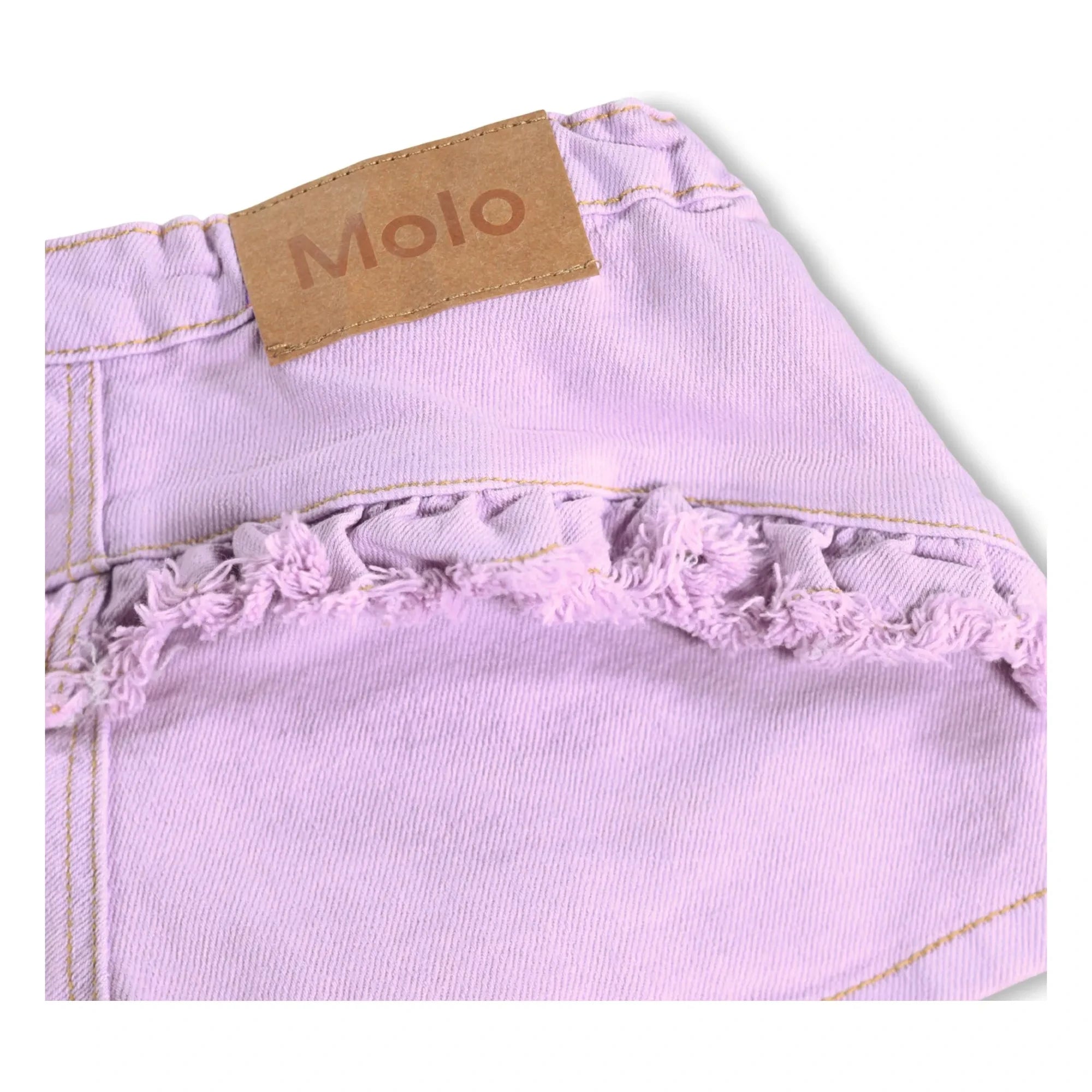 Molo - Agnetha Jeans-Rüschenshorts | Lila
