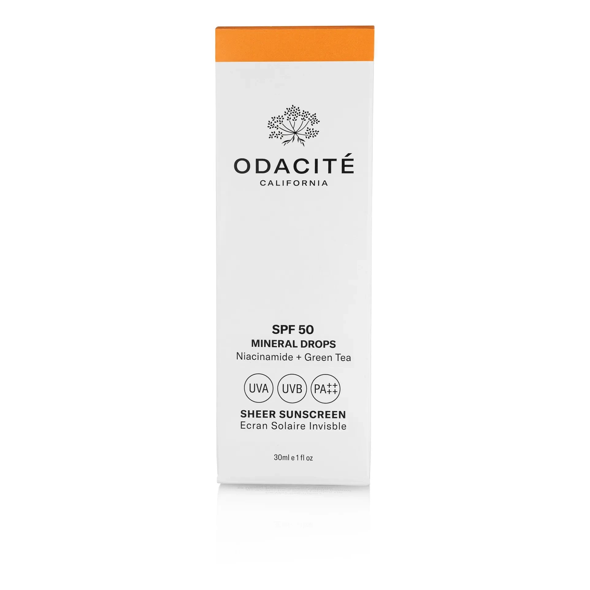 Odacité - Mineraltropfen Transparente Sonnencreme LSF50 - 30 ml