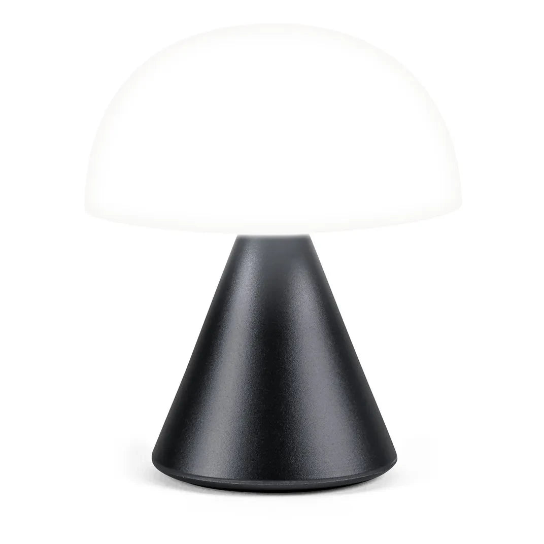 Lexon - Mina Mini LED-Tischleuchte | Stahlgrau