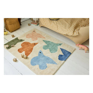 Bleuu-studio - Vogel-Teppich | Blau
