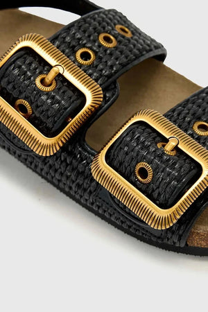 AllSaints Kadın Sandalet Staffa Raffia Sandal