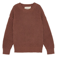 brunobruno nation - Sienna Bio-Baumwoll-Pullover | Bordeaux