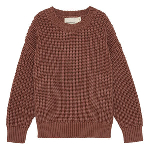 brunobruno nation - Sienna Bio-Baumwoll-Pullover | Bordeaux