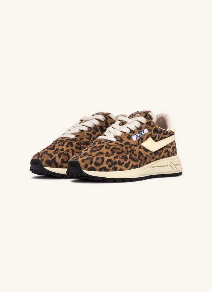 Autry - Reelwikid Niedrig Wildleder Sportschuhe | Leopard
