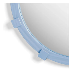 &Klevering - Chunk runder Spiegel | Blau