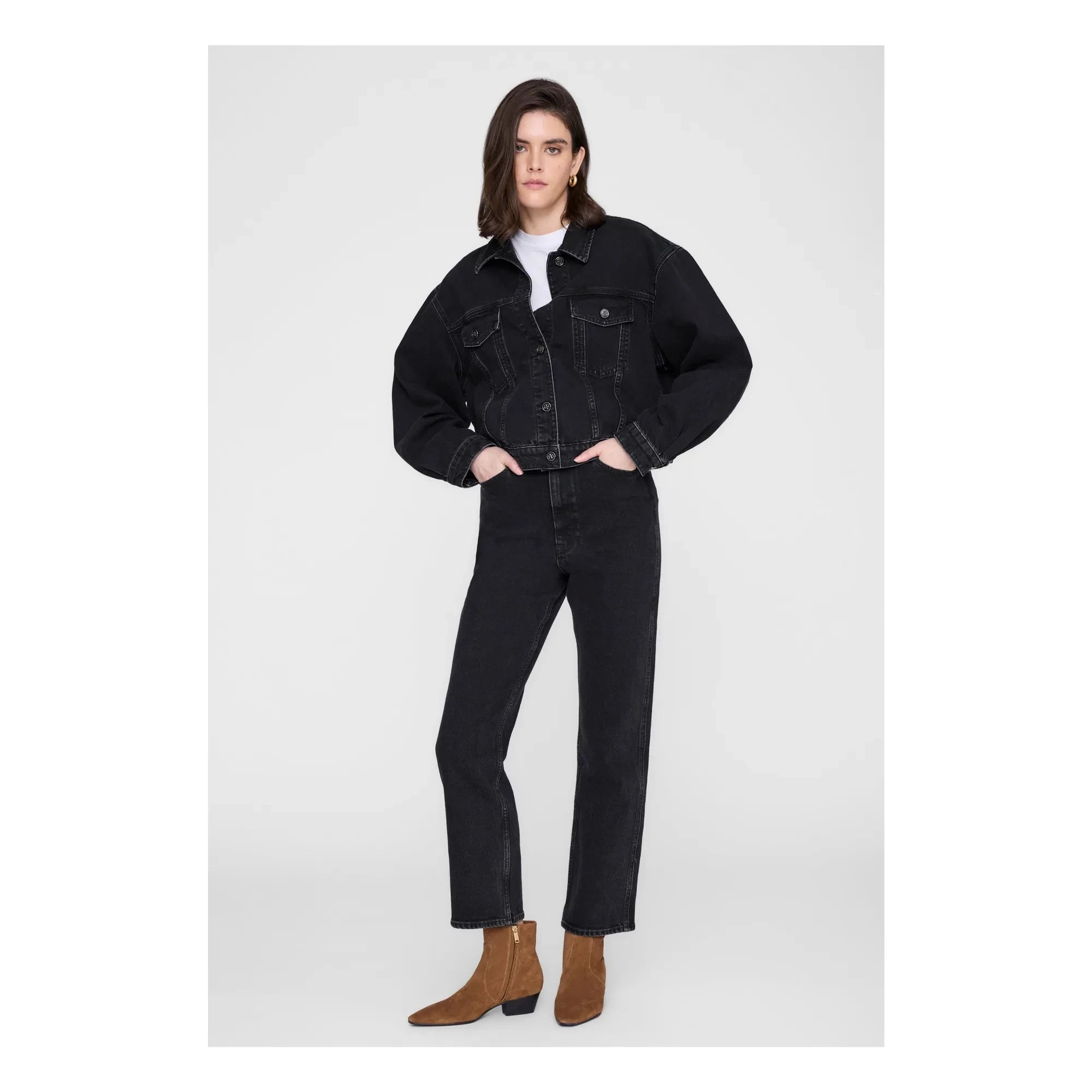 Anine Bing – Quincy Jacke | Schwarz