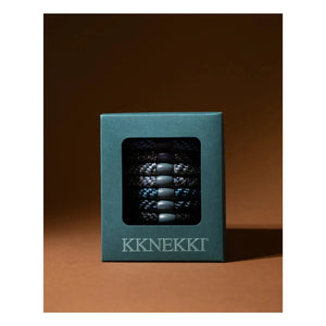 Bon Dep - 8er Set Haargummis Kknekki Arctic Edition | Eisblau