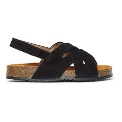 Pèpè - Schwedische Wildleder-Geflochtene Sandalen - Two Con Me | Schwarz