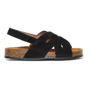 Pèpè - Schwedische Wildleder-Geflochtene Sandalen - Two Con Me | Schwarz