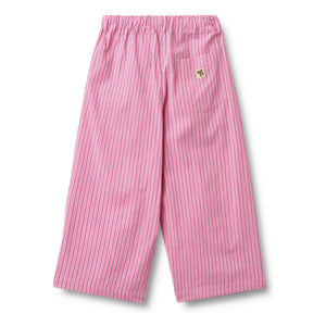 Wheat - Sasha gestreifte Hose aus Bio-Baumwolle | Rosa