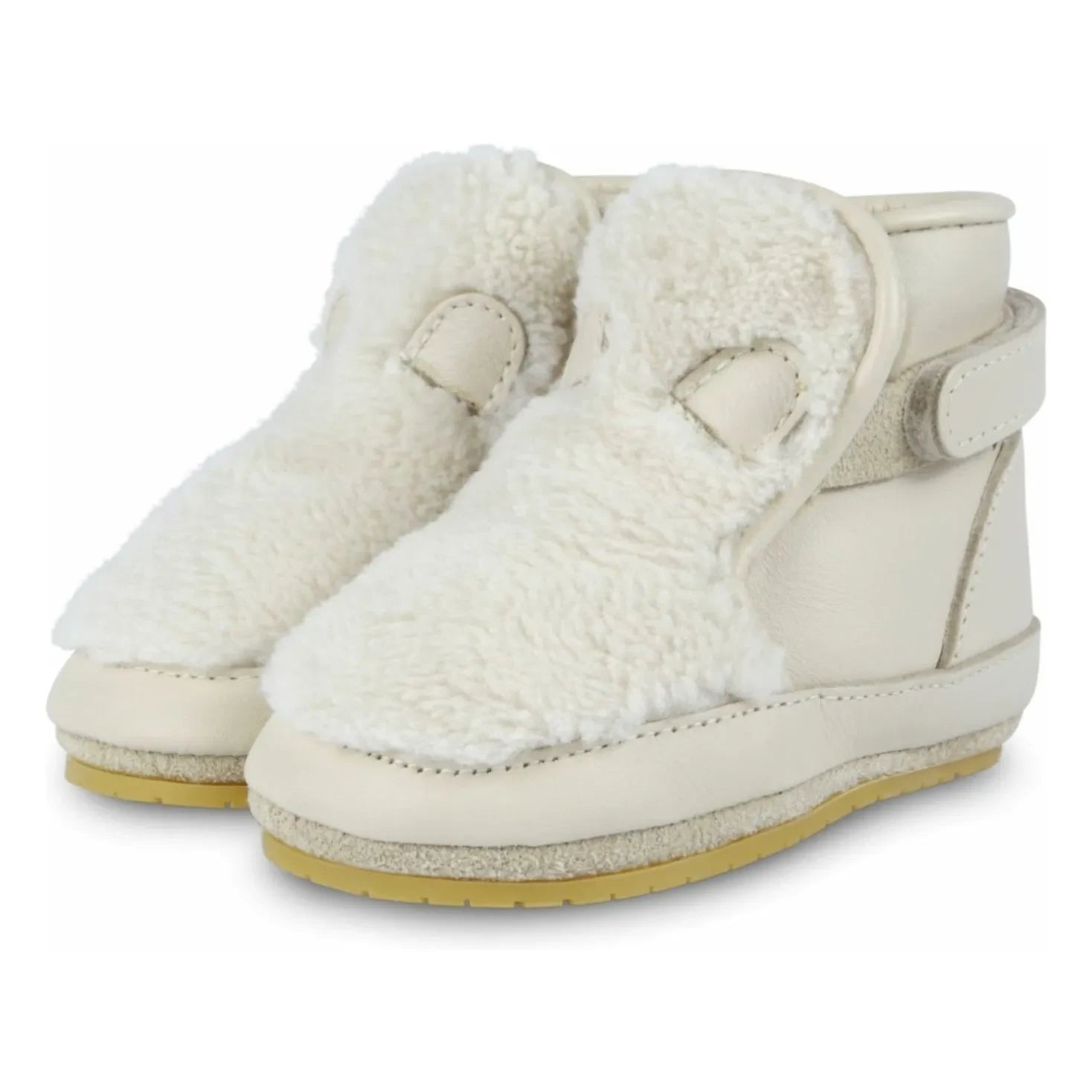 Donsje - Richy Fleece-Hausschuhe | Ecru