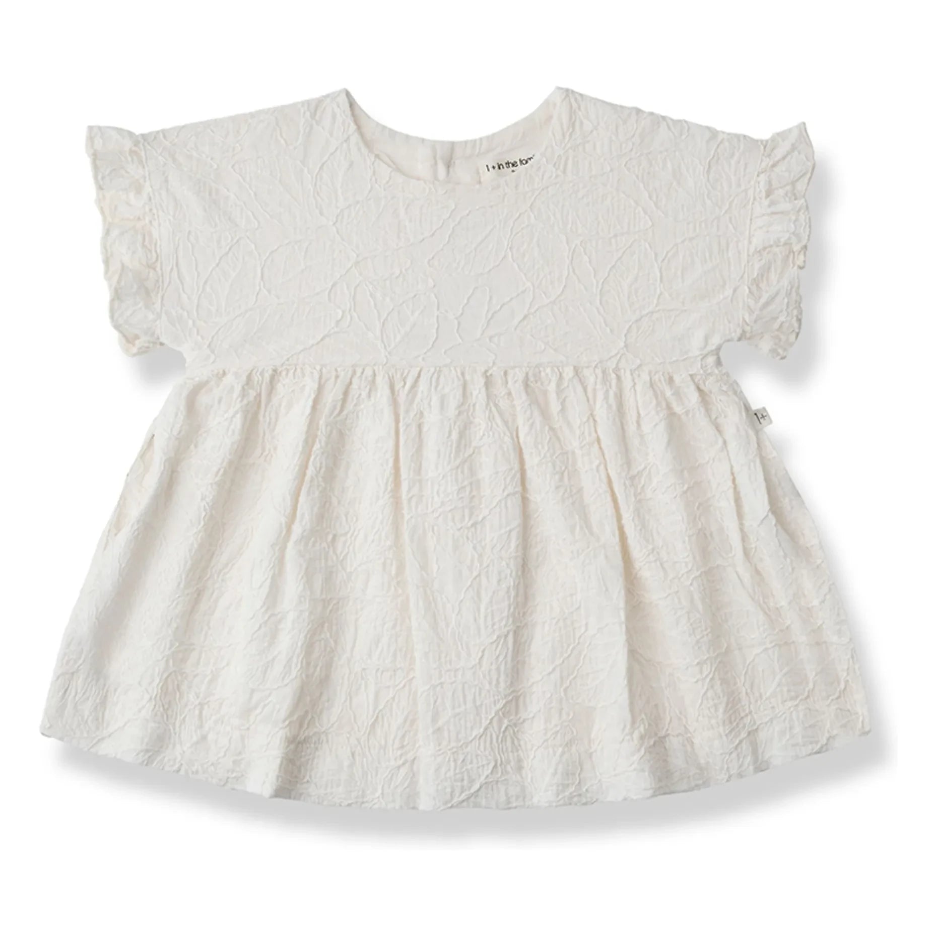1+ in the family - Satuna besticktes Kleid | Weiß