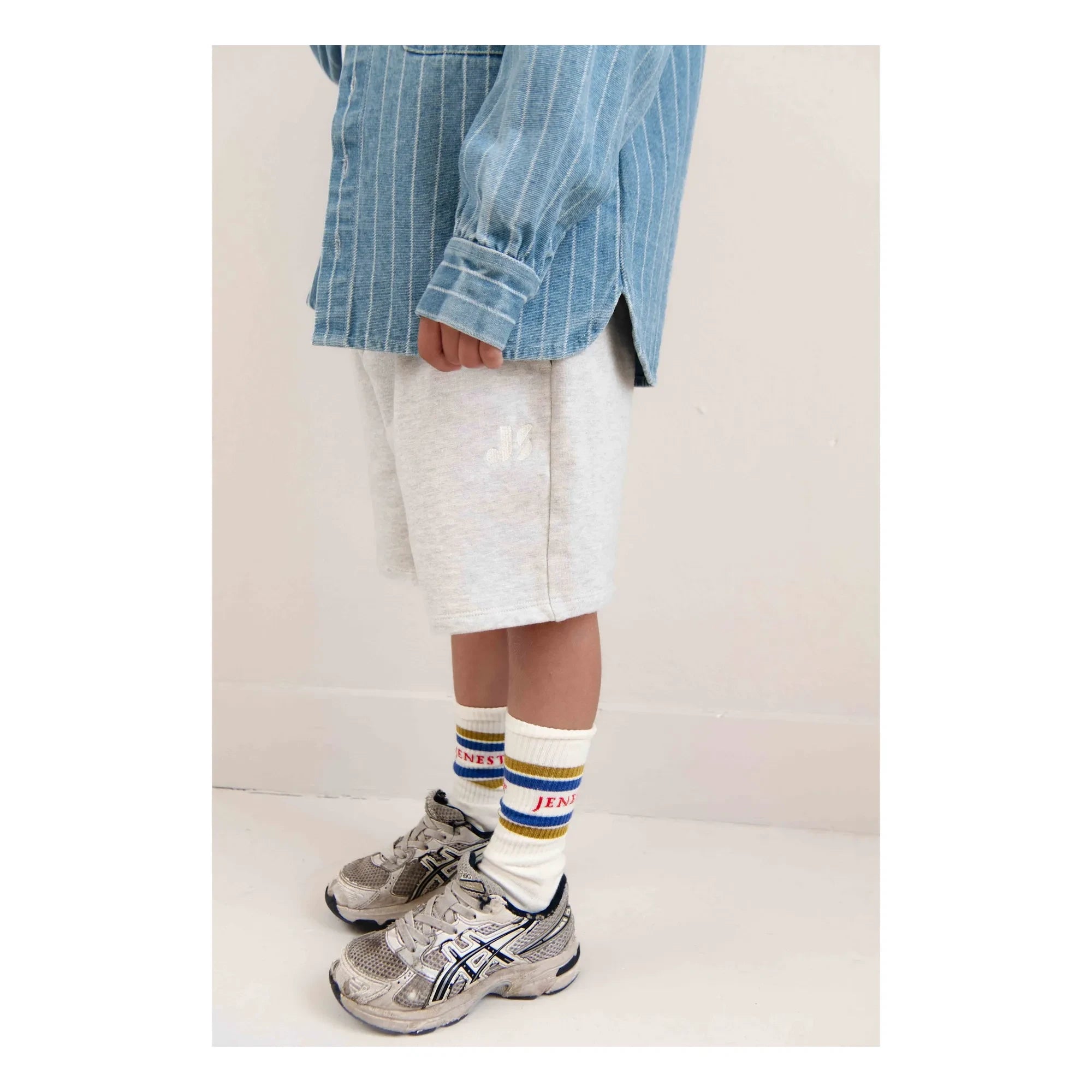 Jenest - Xavi Bio-Baumwoll-Shorts | Hellgrau