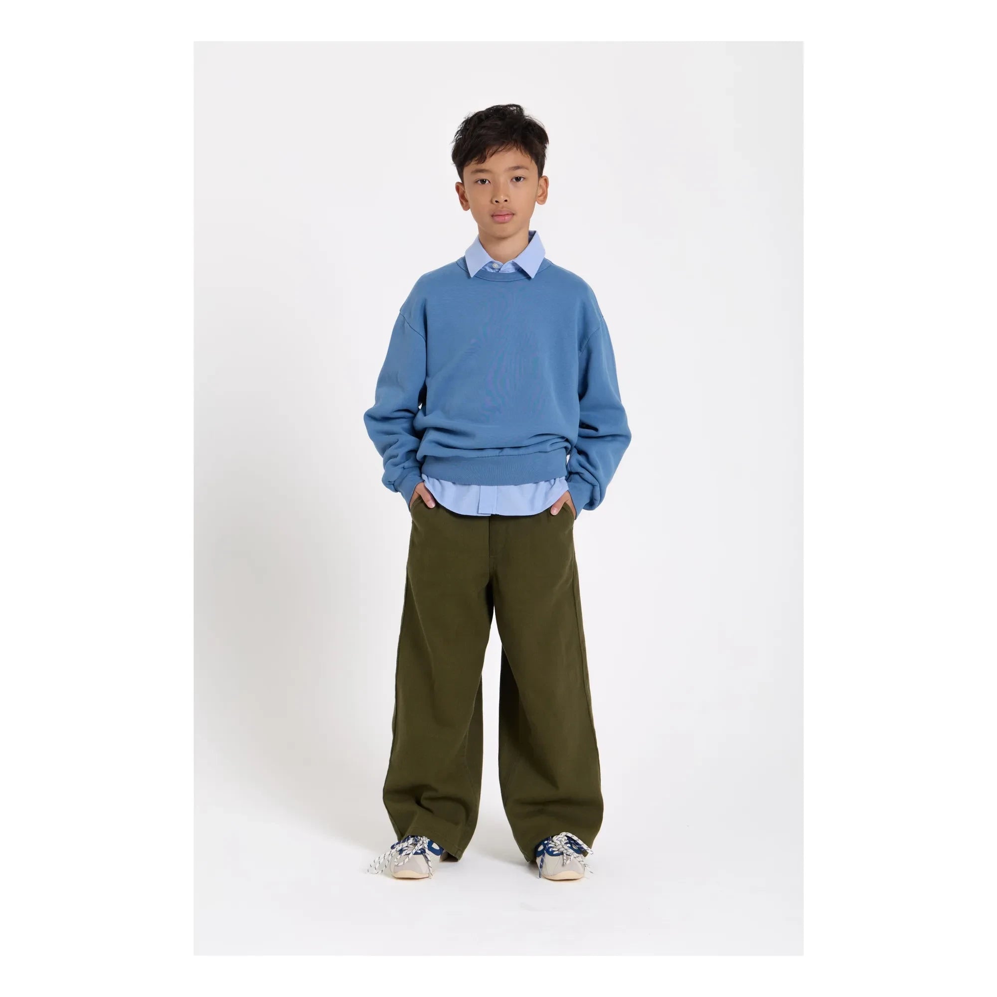 Smallable Kid - Arlo Sweatshirt aus Bio-Baumwolle | Blau
